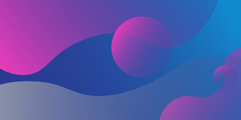 Trendy geometric background. Dynamic shapes composition.