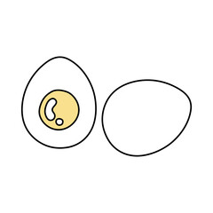 Hand drawn illustration of an egg