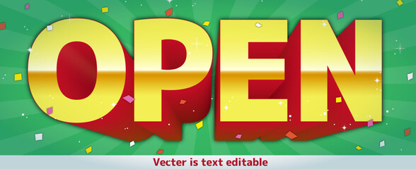 Fototapeta premium OPEN_02_GREEN