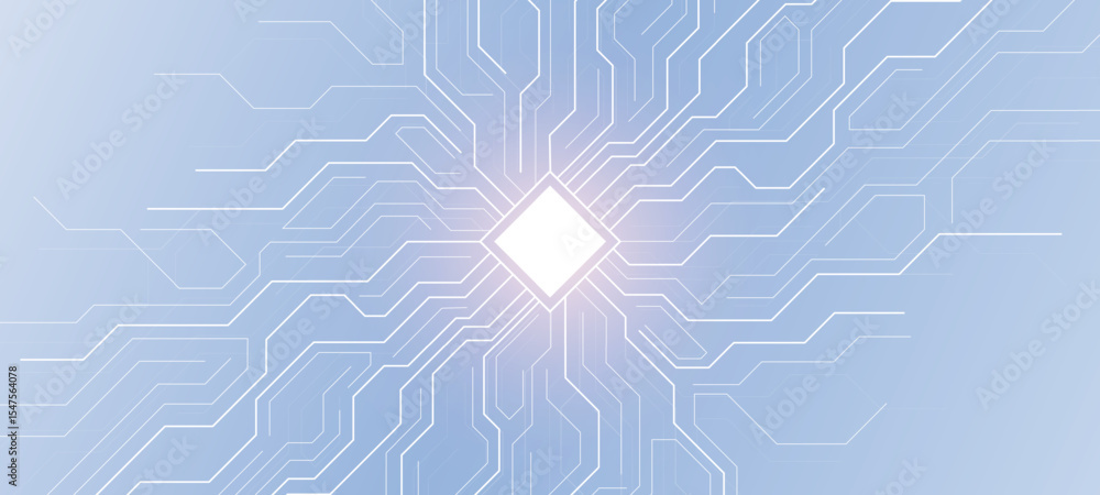 Poster motherboard technology abstract texture design. creative idea ai banner concept for internet technol