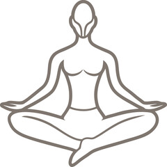 silhouette of a yoga