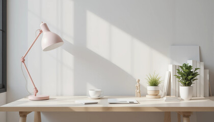 Living room interior have armchair and decor accessories with white color wall