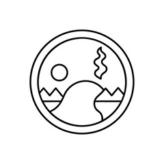 Obraz premium climate-change-icon-on-white-background--.svg