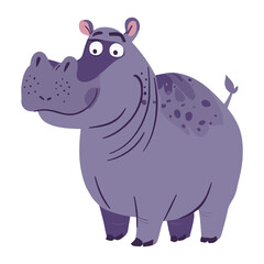 Obraz premium Hippos animal hippo illustration vector