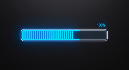 pink loading bar with yellow background showing classic concept