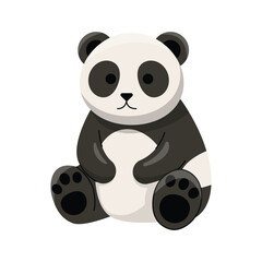 Cute Panda Bear Vector Illustration Adorable Animal Artwork
