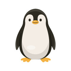 Cute Penguin Vector Illustration Adorable Antarctic Bird Artwork
