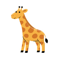 Fototapeta premium Cute Giraffe Vector Illustration Safari Animal Artwork