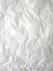 White Paper Texture background. Crumpled white paper abstract shape