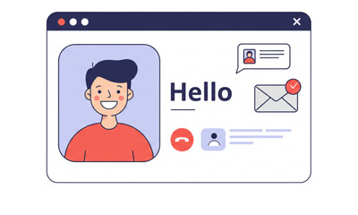 flat icon for web design