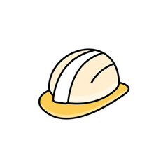 Protective Helmet  Icon vector
