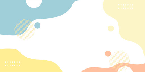 Abstract Vector Geometric Background. Wallpaper illustrations backdrop in pastel colors. Suitable for covers, poster designs, templates, banners and others