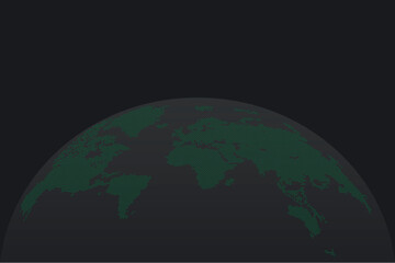 Abstract World Map Technology Concept