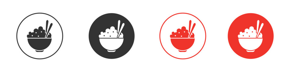 Rice bowl icon