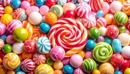 A Colorful Candy Background