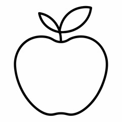 apple with leaf