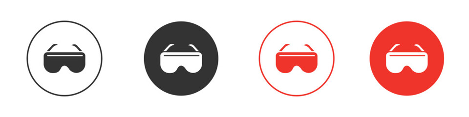 Safety glasses icon