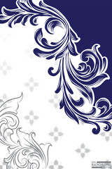 Fototapeta premium Thai pattern background image design vector illustration