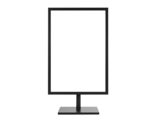 Empty digital display for advertising purposes.