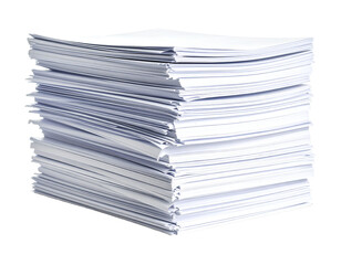Stack of blank office paper for printing use.