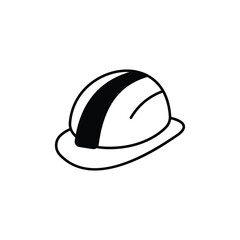 Protective Helmet  Icon vector