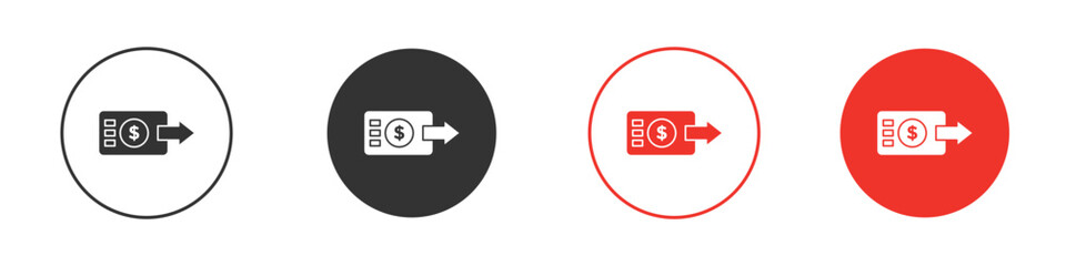 Fototapeta premium Send money icon