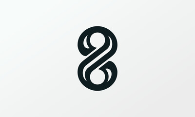 Absctract Geometric Vector Logo Design For AI Company