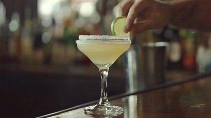 Margarita Preparation: A Bartender's Touch