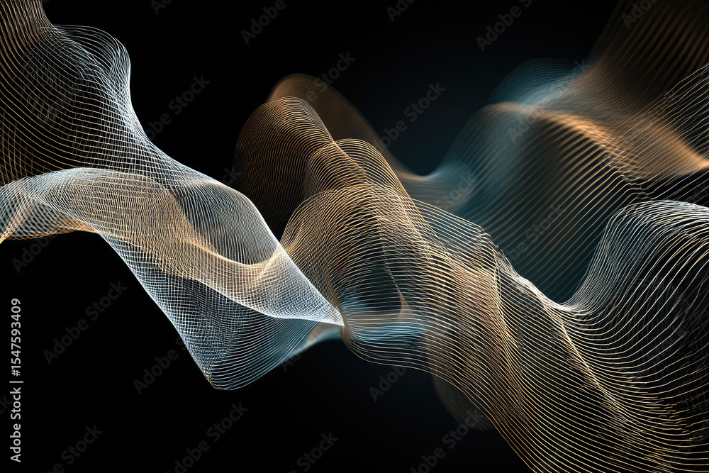 Poster modern abstract background. abstract wave element for design. wave with lines