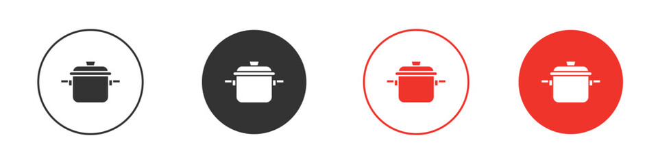 Stew pot icon design, logo, app, UI. Vector illustration, EPS