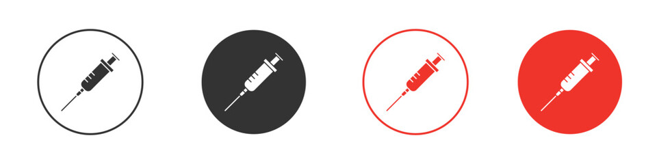 Syringe icon design, logo, app, UI. Vector illustration, EPS