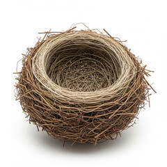 Obraz premium nest on white background