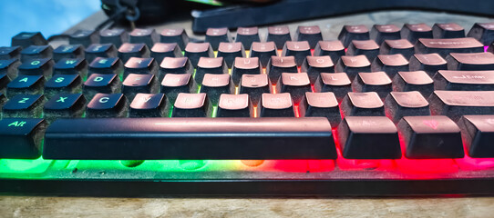 old typewriter keyboard