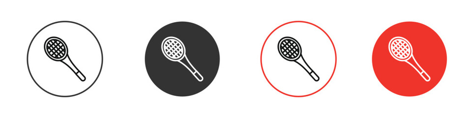 Tennis racket icon design, logo, app, UI. Vector illustration, EPS