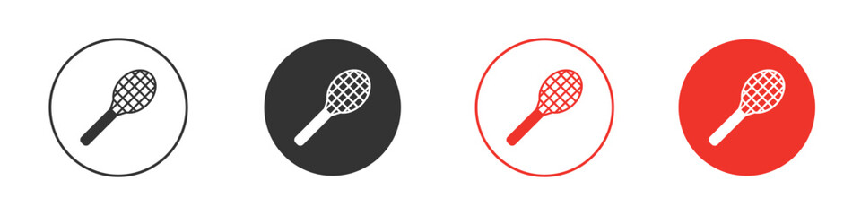 Tennis racket icon design, logo, app, UI. Vector illustration, EPS
