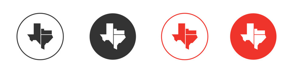 Texas icon design, logo, app, UI. Vector illustration, EPS