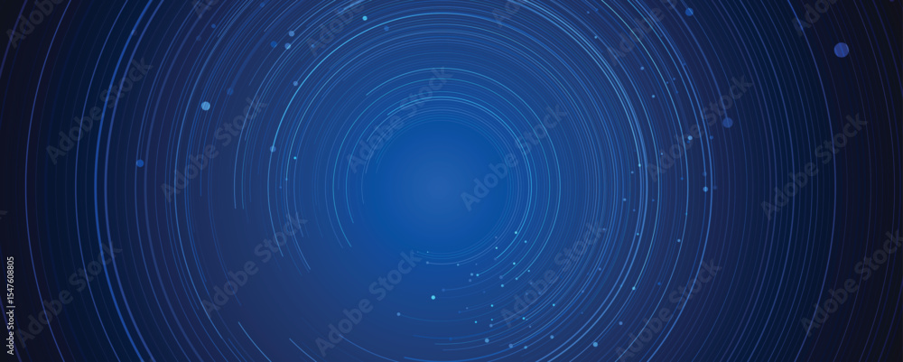 Aufkleber Abstract round frame circuit technology concept background