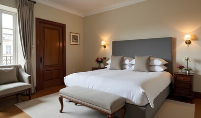 Modern Bedroom Design with Bed as Focal Point
