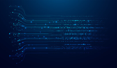 Abstract infographics visualization. Big data code representation. Futuristic network or business analytics. Graphic concept for your design.