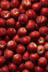 red apples at the market