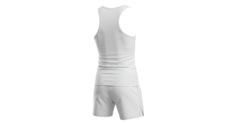 Blank White Sportswear Set Mockup.