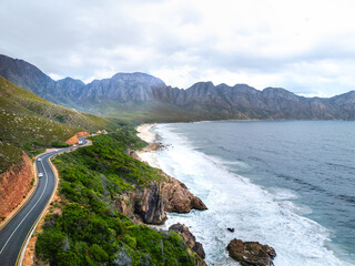 Clarence Drive Küstenstraße, Kogel Bay, Südafrika