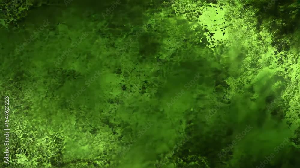Poster textured green background with organic patterns and variations