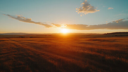 The dreamy sunset over the Canterbury Plains caught midjourney (1)