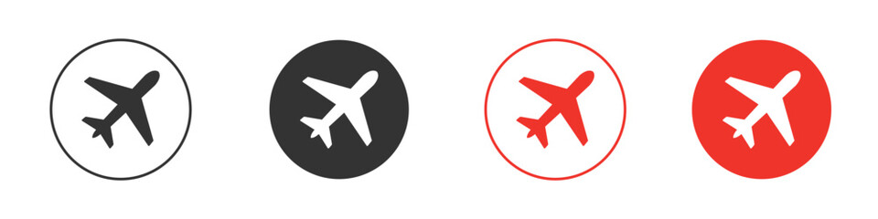Plane icon design, logo, app, UI. Vector illustration, EPS