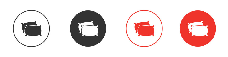 Pillow icon design, logo, app, UI. Vector illustration, EPS