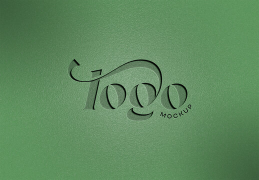 Embossed Logo Mockup