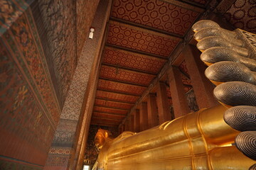 Wat Pho Temple Landscape. Cultural Heritage of Bangkok
