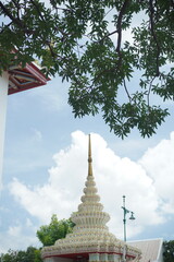Historic Buddhist Landmark &ndash; Wat Pho Temple Landscape