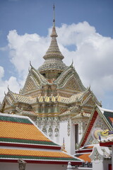 Wat Pho Temple Landscape. Cultural Heritage of Bangkok